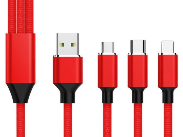 三合一數據線，一拖三數據線，一線三用，使用更方便