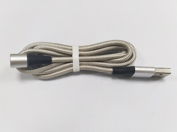 尼龍編織磁吸數據線，帶LED夜燈可傳輸數據