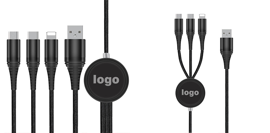  一拖三編織數據線