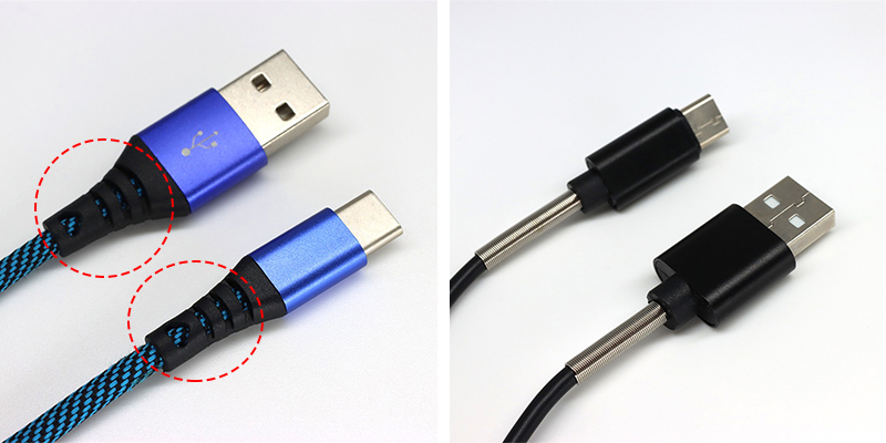 USB數(shù)據(jù)線網(wǎng)尾接口外容易開裂斷裂如何解決？