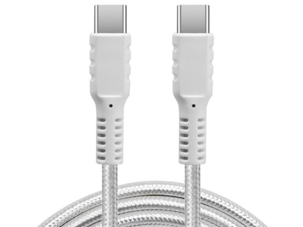 尼龍編織PD快充Type-C數據線，雙TC頭100W快充線