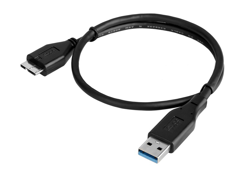移動硬盤USB 3.0 Micro USB數據線，數據傳輸5Gbps